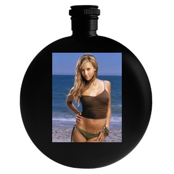 Jessica Alba Round Flask