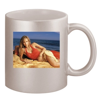 Jessica Alba 11oz Metallic Silver Mug