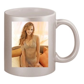 Jessica Alba 11oz Metallic Silver Mug