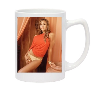 Jessica Alba 14oz White Statesman Mug