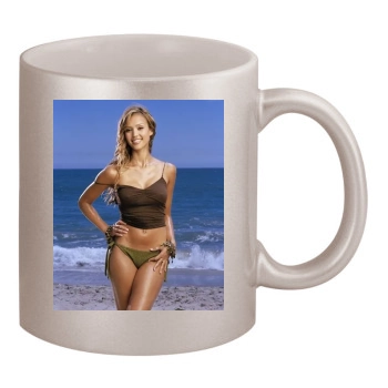 Jessica Alba 11oz Metallic Silver Mug