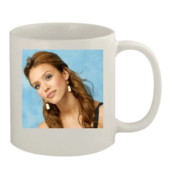 Jessica Alba 11oz White Mug