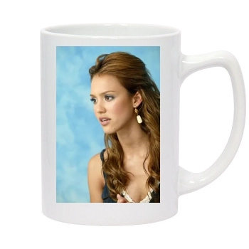 Jessica Alba 14oz White Statesman Mug