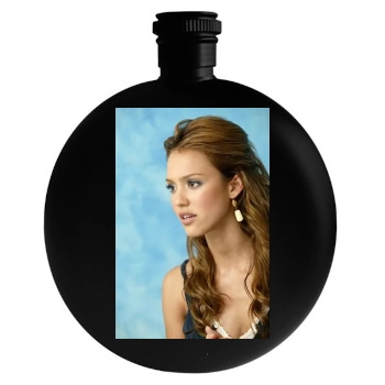 Jessica Alba Round Flask