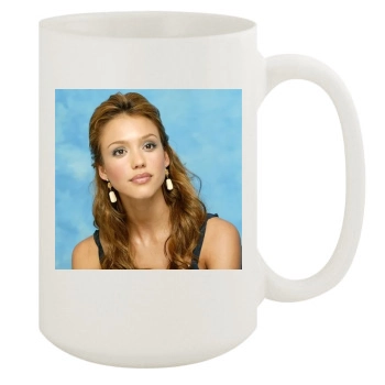 Jessica Alba 15oz White Mug