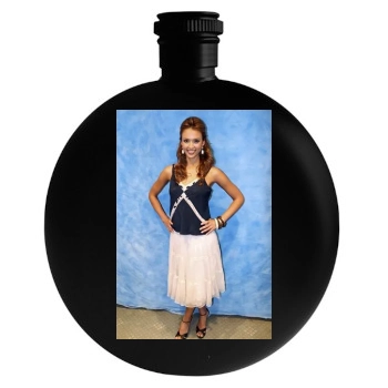 Jessica Alba Round Flask