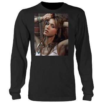 Jessica Alba Men's Heavy Long Sleeve TShirt