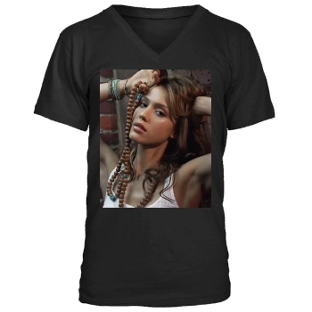 Jessica Alba Men's V-Neck T-Shirt