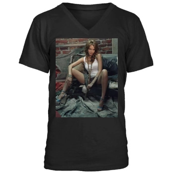 Jessica Alba Men's V-Neck T-Shirt