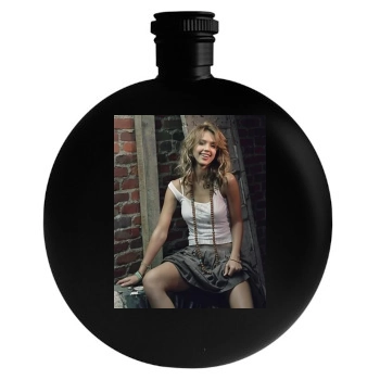 Jessica Alba Round Flask