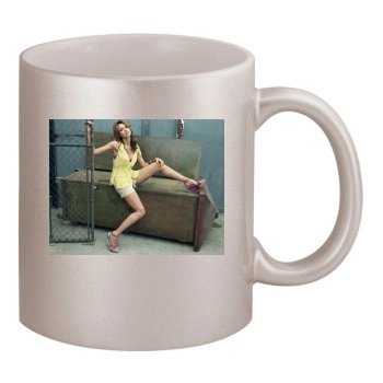 Jessica Alba 11oz Metallic Silver Mug