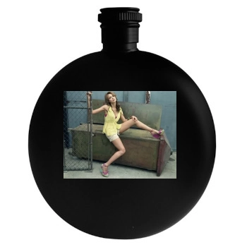 Jessica Alba Round Flask