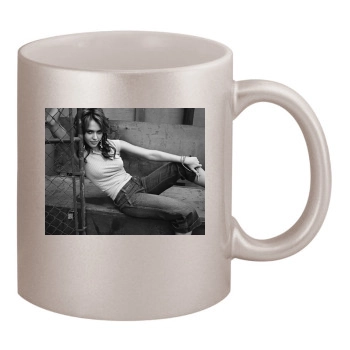 Jessica Alba 11oz Metallic Silver Mug