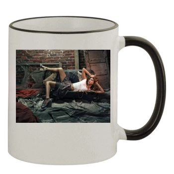 Jessica Alba 11oz Colored Rim & Handle Mug