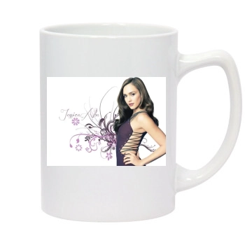 Jessica Alba 14oz White Statesman Mug