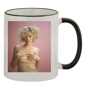 Charlize Theron 11oz Colored Rim & Handle Mug