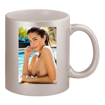 Jessica Ashley 11oz Metallic Silver Mug