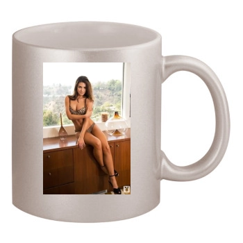 Jessica Ashley 11oz Metallic Silver Mug