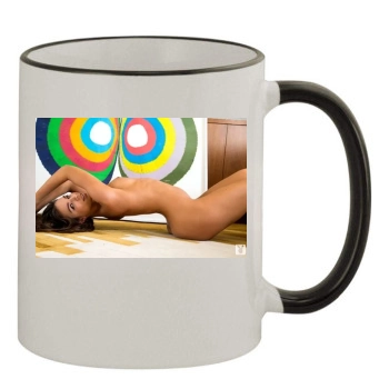Jessica Ashley 11oz Colored Rim & Handle Mug