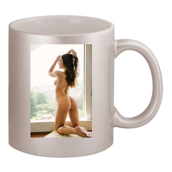 Jessica Ashley 11oz Metallic Silver Mug