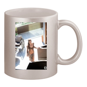 Jessica Ashley 11oz Metallic Silver Mug