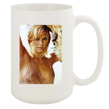 Charlize Theron 15oz White Mug