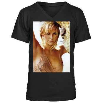 Charlize Theron Men's V-Neck T-Shirt