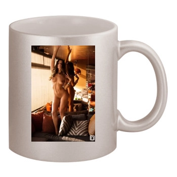 Jessica Ashley 11oz Metallic Silver Mug