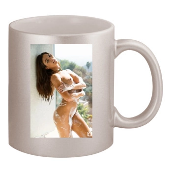 Jessica Ashley 11oz Metallic Silver Mug