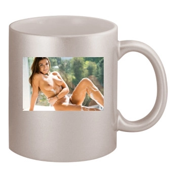 Jessica Ashley 11oz Metallic Silver Mug