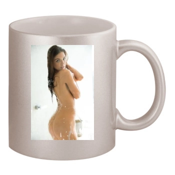 Jessica Ashley 11oz Metallic Silver Mug