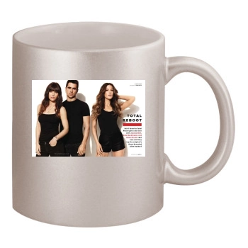 Jessica Biel 11oz Metallic Silver Mug