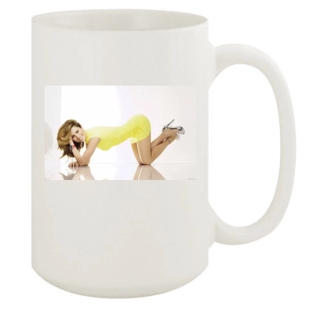 Jessica Biel 15oz White Mug