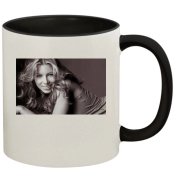 Jessica Biel 11oz Colored Inner & Handle Mug