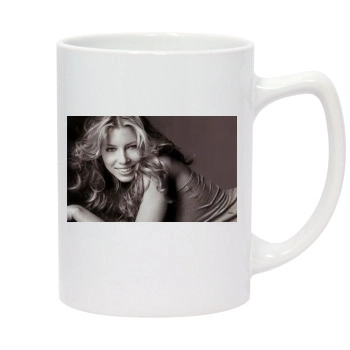 Jessica Biel 14oz White Statesman Mug