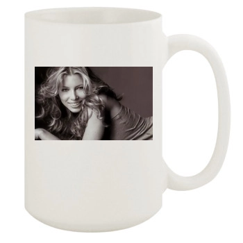 Jessica Biel 15oz White Mug