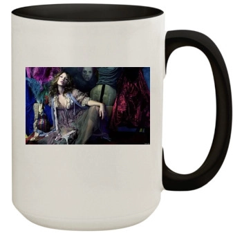 Jessica Biel 15oz Colored Inner & Handle Mug