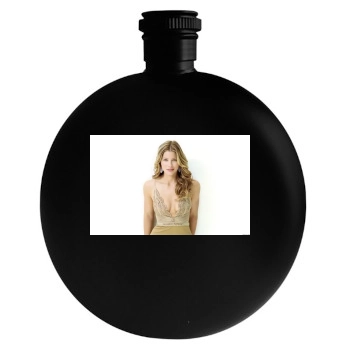 Jessica Biel Round Flask