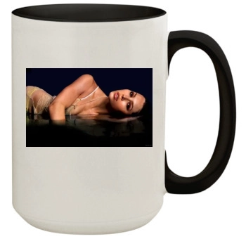 Jessica Biel 15oz Colored Inner & Handle Mug