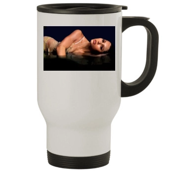 Jessica Biel Stainless Steel Travel Mug