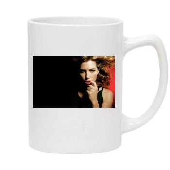 Jessica Biel 14oz White Statesman Mug