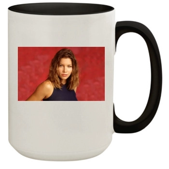 Jessica Biel 15oz Colored Inner & Handle Mug