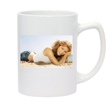 Jessica Biel 14oz White Statesman Mug