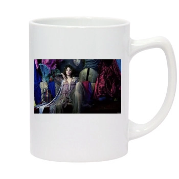 Jessica Biel 14oz White Statesman Mug