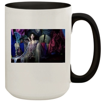 Jessica Biel 15oz Colored Inner & Handle Mug