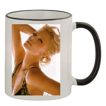 Charlize Theron 11oz Colored Rim & Handle Mug