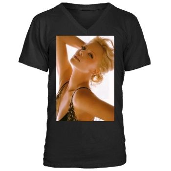 Charlize Theron Men's V-Neck T-Shirt