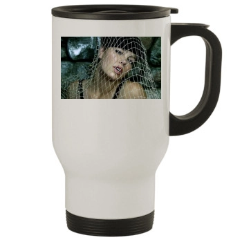 Jessica Biel Stainless Steel Travel Mug