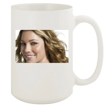 Jessica Biel 15oz White Mug