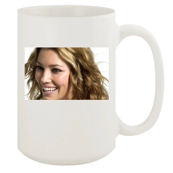 Jessica Biel 15oz White Mug